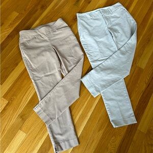 Chico’s, Banana Republic, two pares of pants